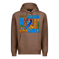Chestnut autism  words Premium Hoodie - AdoDesignShop