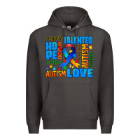 Smoke autism  words Premium Hoodie - AdoDesignShop