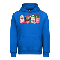 Cobalt pink Christmas coffee Urban Hoodie - JahusDesignShop