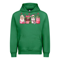 Emerald pink Christmas coffee Urban Hoodie - JahusDesignShop