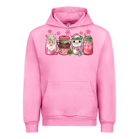 Fuchsia Pink pink Christmas coffee Urban Hoodie - JahusDesignShop