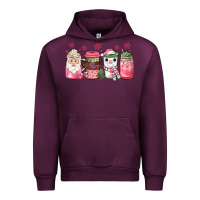 Pink Christmas Coffee Urban Hoodie | Teevron