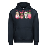 Navy pink Christmas coffee Urban Hoodie - JahusDesignShop