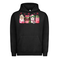 Pigment Black pink Christmas coffee Urban Hoodie - JahusDesignShop