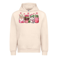 Sandshell pink Christmas coffee Urban Hoodie - JahusDesignShop