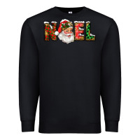 Black Western Noel Santa Claus Premium Sweatshirt - RanaPortraitStore