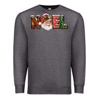 Charcoal Heather Western Noel Santa Claus Premium Sweatshirt - RanaPortraitStore