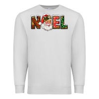 Dove Grey Western Noel Santa Claus Premium Sweatshirt - RanaPortraitStore
