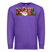 Purple Western Noel Santa Claus Premium Sweatshirt - RanaPortraitStore