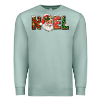 Seafoam Western Noel Santa Claus Premium Sweatshirt - RanaPortraitStore