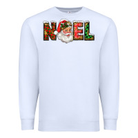 White Western Noel Santa Claus Premium Sweatshirt - RanaPortraitStore