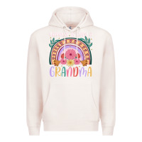 Pale Pink happiness is being a grandma Premium Hoodie - JahusDesignShop