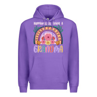 Purple happiness is being a grandma Premium Hoodie - JahusDesignShop