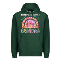 Sports Green happiness is being a grandma Premium Hoodie - JahusDesignShop