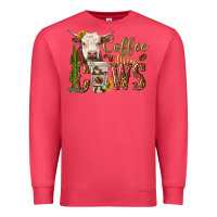 Cardinal coffee then cows Premium Sweatshirt - texasbilliewilder