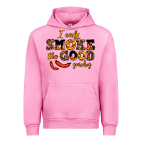 Fuchsia Pink i only smoke the good smokes Urban Hoodie - AdoDesignShop