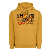 Pigment Peanut Butter i only smoke the good smokes Urban Hoodie - AdoDesignShop