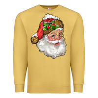 Antique Gold Santa Claus With Snow Premium Sweatshirt - RanaPortraitStore