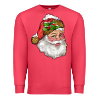 Cardinal Santa Claus With Snow Premium Sweatshirt - RanaPortraitStore
