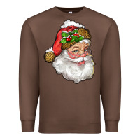Chestnut Santa Claus With Snow Premium Sweatshirt - RanaPortraitStore