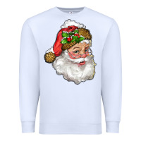 White Santa Claus With Snow Premium Sweatshirt - RanaPortraitStore