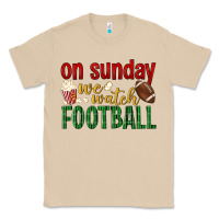 Mushroom on sunday we watch football Classic Tee - BundleAndBundleShop