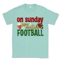Seafoam on sunday we watch football Classic Tee - BundleAndBundleShop