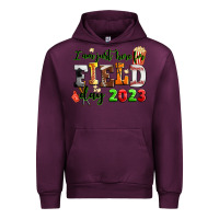 Mauve Wine i am just here for field day  2023 Urban Hoodie - AdoDesignShop