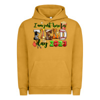 Pigment Peanut Butter i am just here for field day  2023 Urban Hoodie - AdoDesignShop