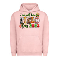 Pigment Salmon i am just here for field day  2023 Urban Hoodie - AdoDesignShop