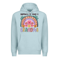 Blue Mist happiness is being a grandma Premium Hoodie - JahusDesignShop