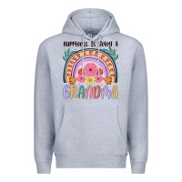 Heather Grey happiness is being a grandma Premium Hoodie - JahusDesignShop