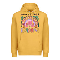 Mustard happiness is being a grandma Premium Hoodie - JahusDesignShop