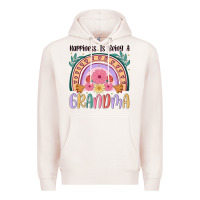 Pale Pink happiness is being a grandma Premium Hoodie - JahusDesignShop