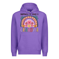 Purple happiness is being a grandma Premium Hoodie - JahusDesignShop