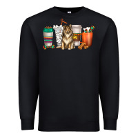 Black collie dog coffee cups Premium Sweatshirt - texasbilliewilder