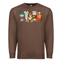 Chestnut collie dog coffee cups Premium Sweatshirt - texasbilliewilder
