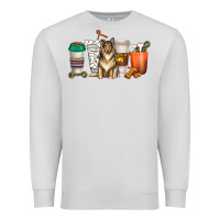 Dove Grey collie dog coffee cups Premium Sweatshirt - texasbilliewilder