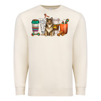 Sandshell collie dog coffee cups Premium Sweatshirt - texasbilliewilder