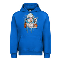 Cobalt winter gnome coffee Urban Hoodie - JahusDesignShop
