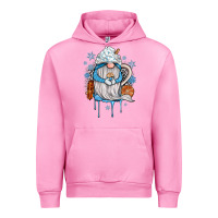 Fuchsia Pink winter gnome coffee Urban Hoodie - JahusDesignShop
