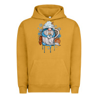 Pigment Peanut Butter winter gnome coffee Urban Hoodie - JahusDesignShop