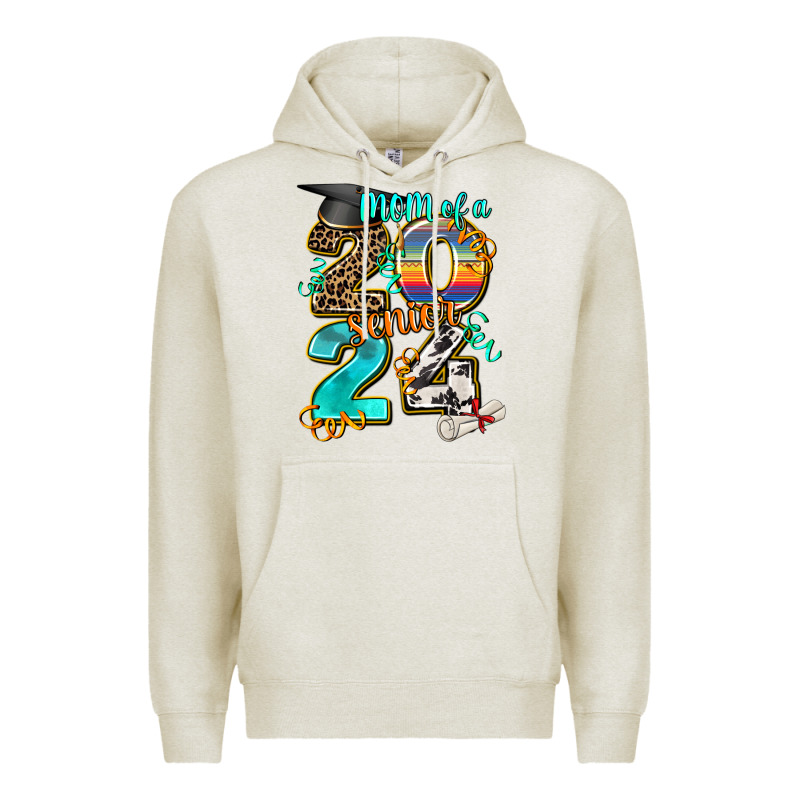 2024 Graduate Leopard Premium Hoodie by AdoDesignShop | Teevron