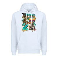 White 2024 graduate leopard Premium Hoodie - AdoDesignShop