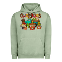 Pigment Oil Green gnomigos Urban Hoodie - AdoDesignShop
