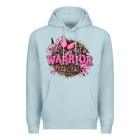 Blue Mist this is what a warrior looks like Premium Hoodie - AdoDesignShop