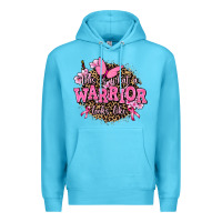 Ocean Blue this is what a warrior looks like Premium Hoodie - AdoDesignShop