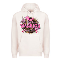 Pale Pink this is what a warrior looks like Premium Hoodie - AdoDesignShop
