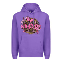 Purple this is what a warrior looks like Premium Hoodie - AdoDesignShop