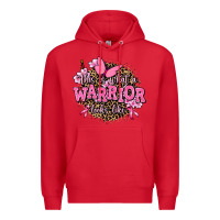 Red this is what a warrior looks like Premium Hoodie - AdoDesignShop
